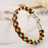 Bracelet Rasta <br> Cuire Tressé. | Rasta-Lion™ : Magasin Rasta en Ligne