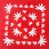 Bandana Rasta rouge 100 % coton | Rasta-Lion