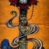 Bandana tube Guitar électrique | Rasta Lion