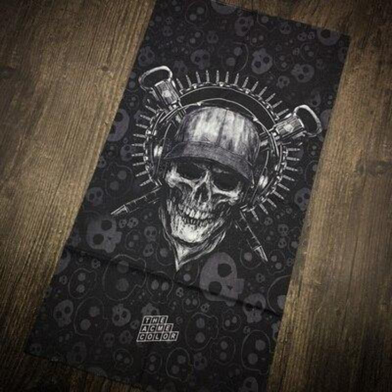 Bandana tube soldat tête de mort | Rasta Lion