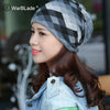 WarBLade 2018 New 3 Use Cap Knitted Scarf & Winter Hats for Women Letter Beanies Women Skullies girls Gorros women Beanies | Rasta-Lion™ : Magasin Rasta en Ligne