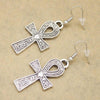 Boucle d'oreille rasta Croix Ankh. | Rasta-Lion™ : Magasin Rasta en Ligne