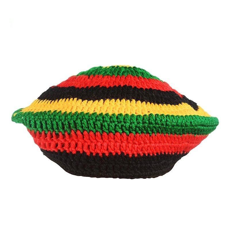 Bonnet Rasta Au Crochet galette | Rasta Lion