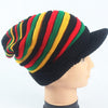 Bonnet Visiere Rasta à rayures (Unisex) | Rasta-Lion - La Boutique Rasta.