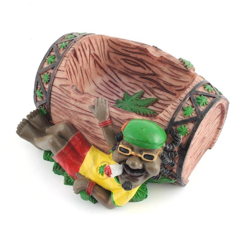 Cendrier Rasta avec tonneau | Rasta-Lion