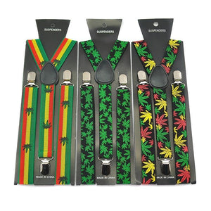 Bretelle Rasta feuilles de cannabis | Rasta-Lion