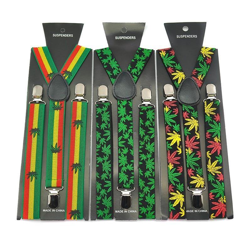 Bretelle Rasta feuilles de cannabis | Rasta-Lion