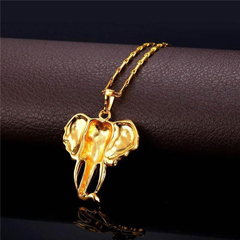 Pendentif Tête d'Éléphant en relief vus de dos | Rasta-Lion