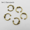 Bagues dreadlocks par 5 ou 10 pcs dorées 1 | Rasta Zion
