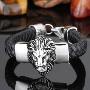 Bracelet Rasta Lion  en cuire | Rasta-Lion™ : Magasin Rasta en Ligne