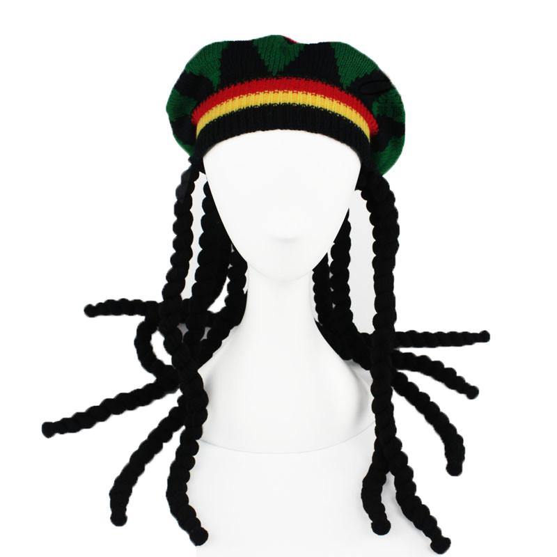 Acheter Bonnet Rasta avec dreadlocks | Rasta Lion