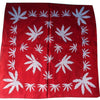 Bandana Rasta Chanvre rouge blanc | Rasta Lion