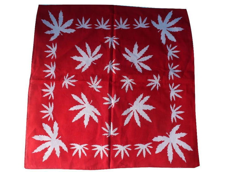 Bandana Rasta Chanvre rouge blanc | Rasta Lion