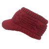 Casquette Laine Femme Ouverte rouge | Rasta-Lion