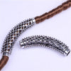 Bijoux dreadlocks viking métal blanc | Rasta Lion