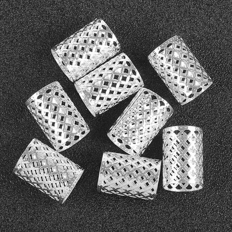 Bijoux dreadlocks par 10pcs argent  | Rasta Lion