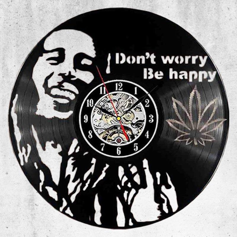 Horloge Bob Marley don't worry be happy | Rasta-Lion