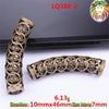 Bijoux dreadlocks tube bronze diam 7 mm | Rasta Lion