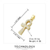 Pendentif croix d'ankh Bling-Bling Dimentions  | Rasta-Lion